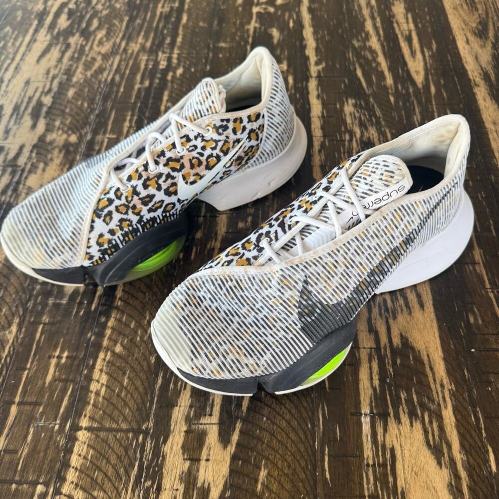 Nike - ZoomX SuperRep Leopard Print Trainers – Women’s 10.5 / Mens 9.5 - Picture 4 of 17